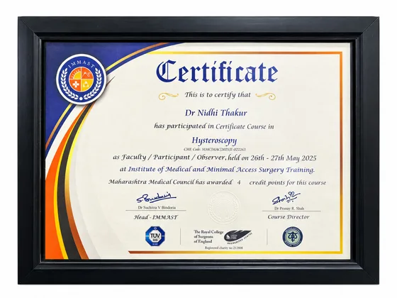Certificate Course in Hysteroscopy, photograph 1