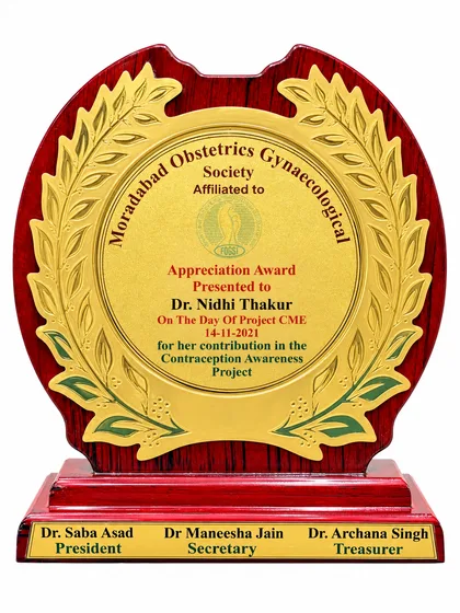 Contraception Awareness Appreciation Award, photograph 1