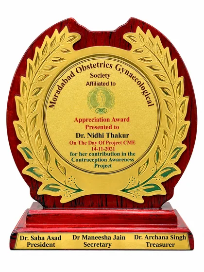Contraception Awareness Appreciation Award, photograph 2